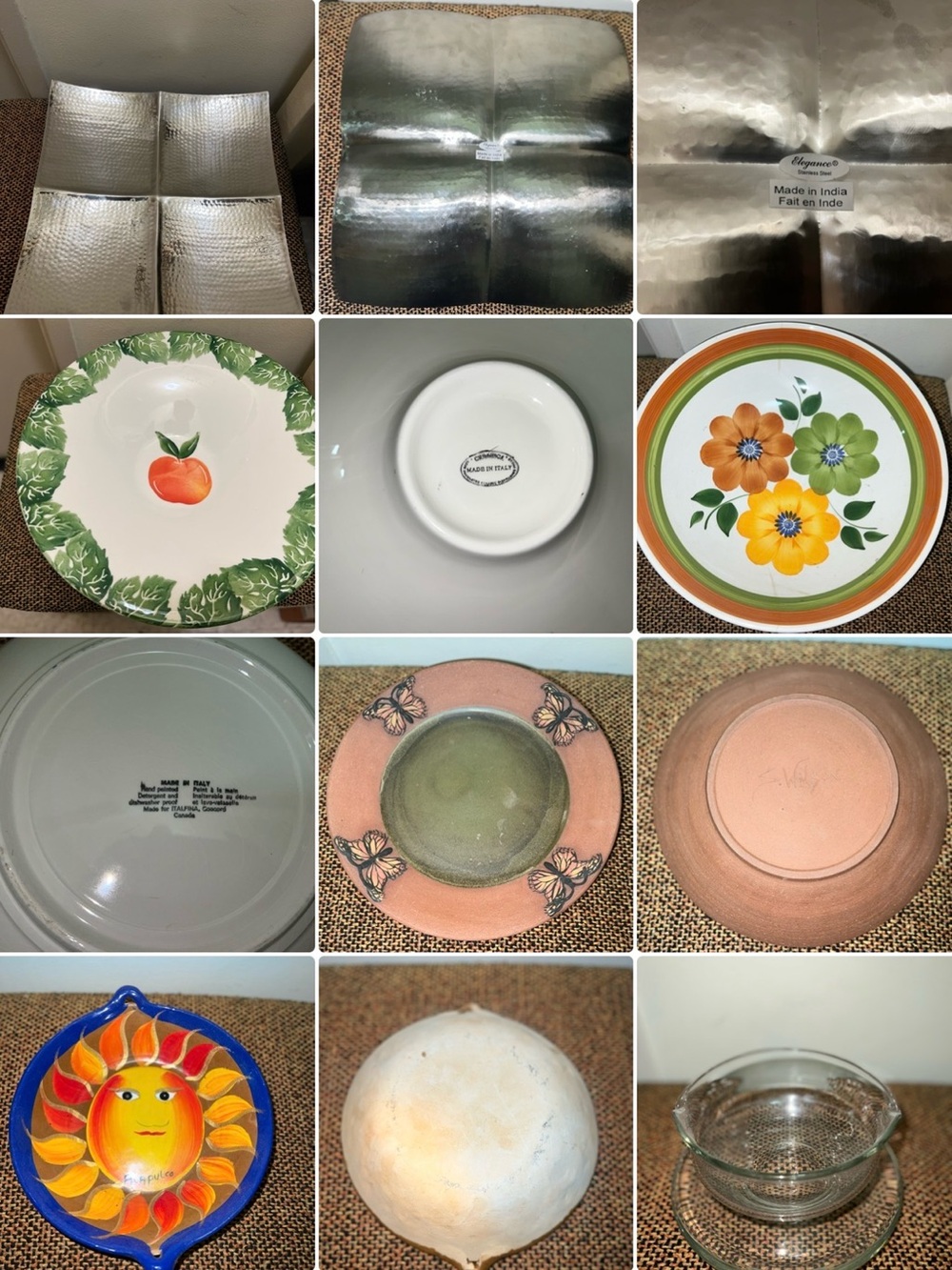 Assorted Home Kitchen Serving Bowls and Plates - price of Each